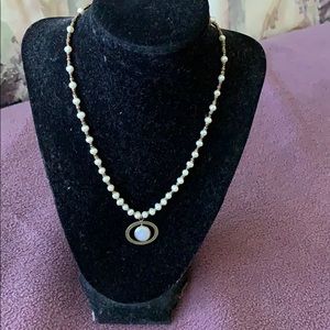 Silpada Bronze /Freshwater Pearl Necklace